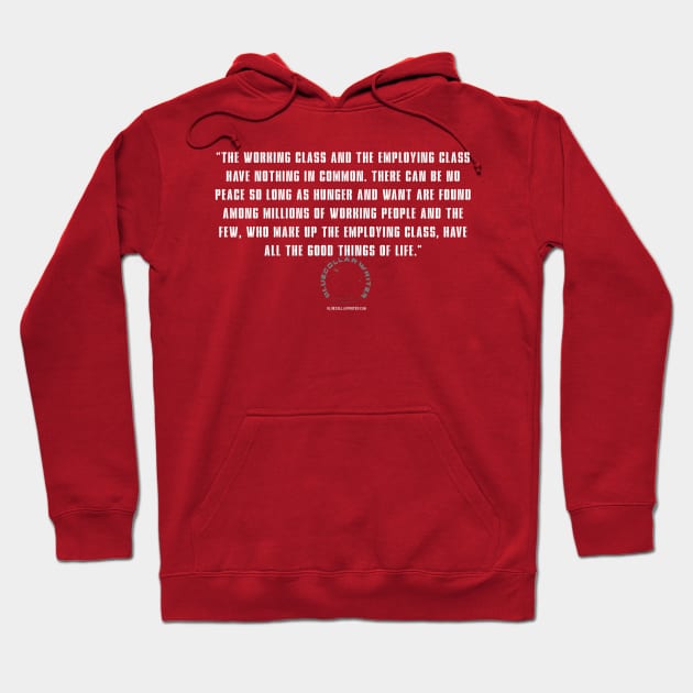 BlueCollarWriter Workers of the World Hoodie by BlueCollarWriter